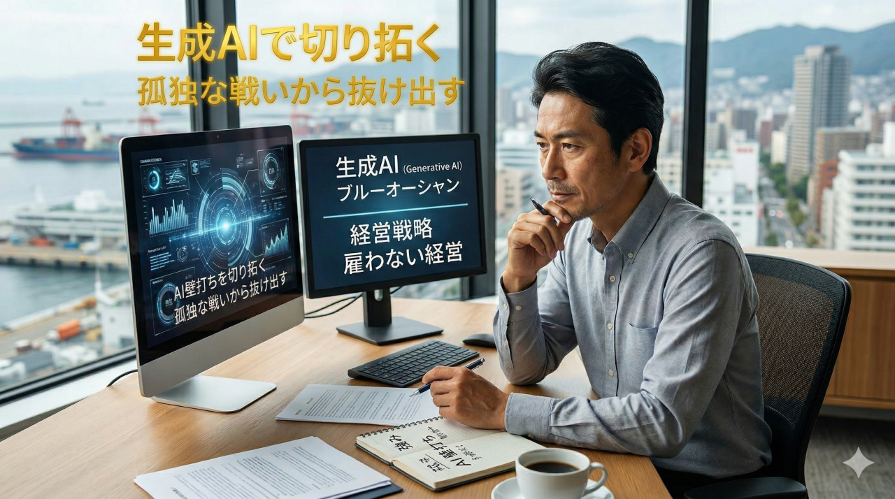 経営者が自ら生成AIを操り、ブルーオーシャン経営を切り拓く方法